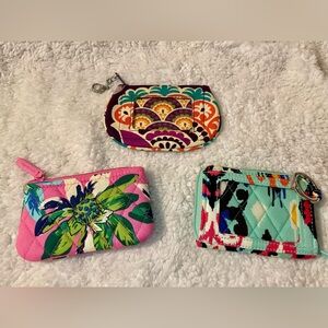 Vera Bradley coin pouch bundle